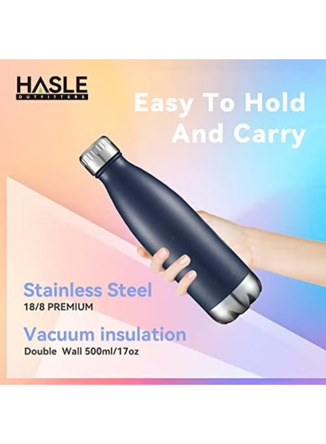 Stainless Steel Water Bottle – Double-Wall Vacuum Insulated, Leakproof Reusable Metal Sports Bottle for Hiking, Cycling, Office & Travel - Image 2