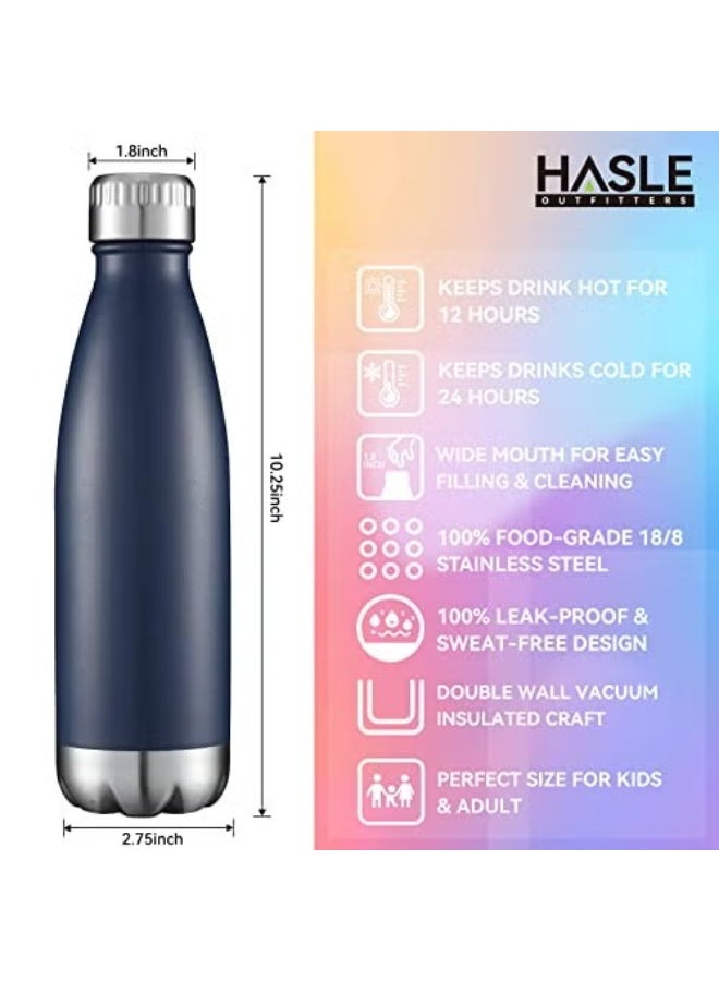 Stainless Steel Water Bottle – Double-Wall Vacuum Insulated, Leakproof Reusable Metal Sports Bottle for Hiking, Cycling, Office & Travel - Image 1