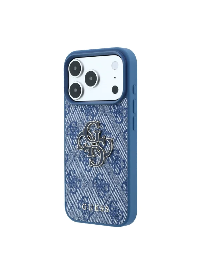 جس جراب صلب لهاتف iPhone 18 Pro Max مزود بشعار كبير من الراتنج وغطاء حماية من جلد البولي يوريثان (PU)