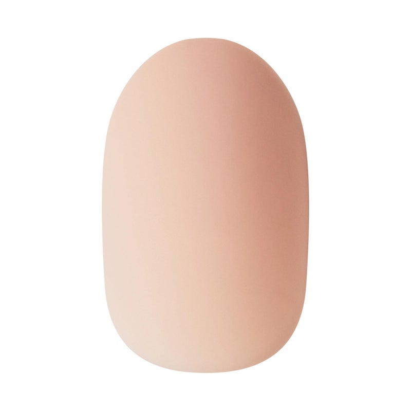 Impress KISS imPRESS No Glue Mani Press On Nails, Design, 'Evanesce', Beige, Short Size, Oval Shape, Includes 30 Nails, Prep Pad, Instructions Sheet, 1 Manicure Stick, 1 Mini File - Image 5