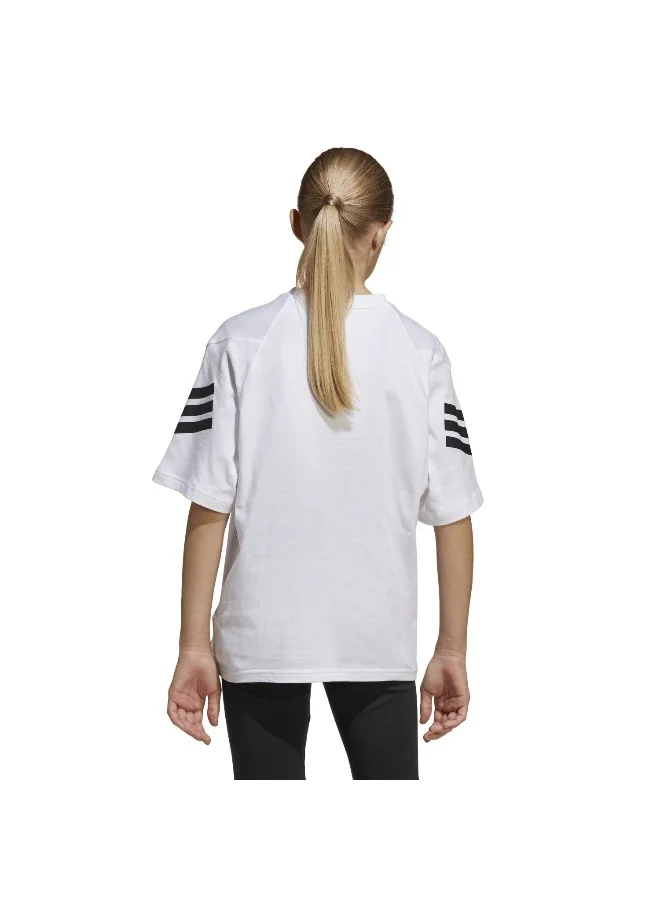 adidas تيشيرت تدريب J Fi 3S T أبيض للأطفال 7-8 سنوات