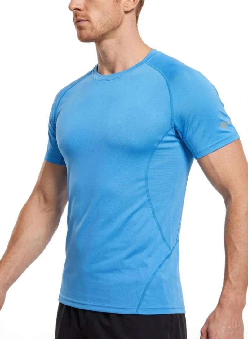 Thugfit Sky Blue THUGFIT EndurX Men's Slim Fit T-Shirt - SkyBlue for Men | Best Price UAE