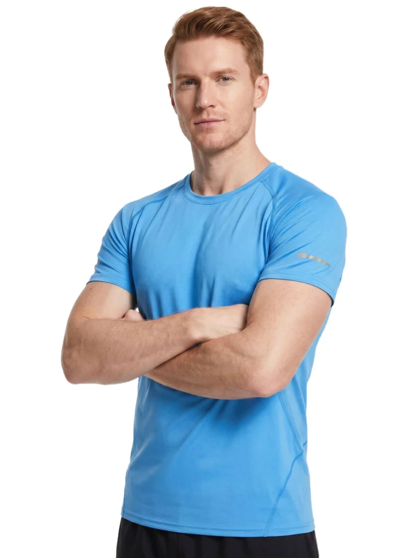 Thugfit Sky Blue THUGFIT EndurX Men's Slim Fit T-Shirt - SkyBlue for Men | Best Price UAE