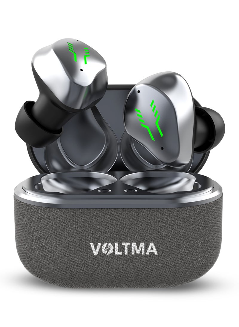 VOLTMA APEX True Wireless Earphones | 8 Hours Playtime Bluetooth Earbuds with Smart Touch Control, Waterproof In-Ear Earphones with Bluetooth 5.4 and Low Impedance for Home Office  - Image 1