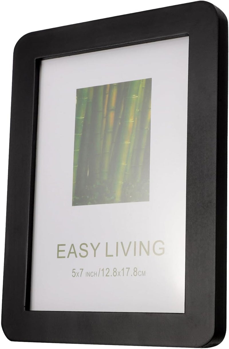 Decorative Prenatal 12.8x17.8cm Classic Black Nursery Keepsake Photo Holder for 3d Display and Newborn Memory - Image 1