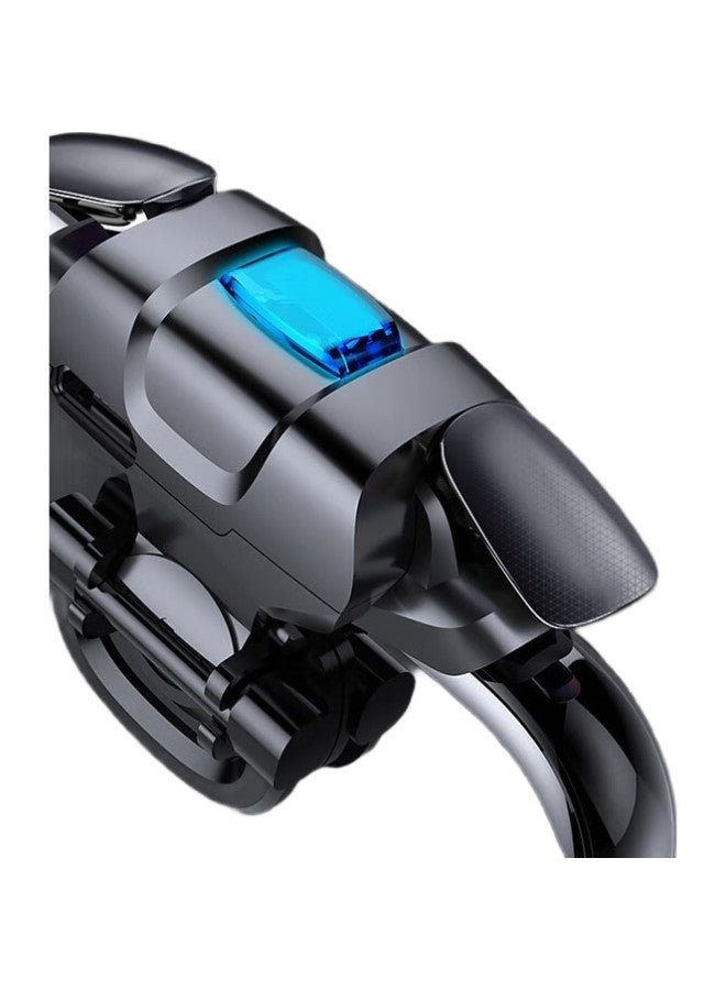 KOVOL Kewo, Pubg Auto-Reloading Gun Assist, Mobile Game Four-Finger Physical Frequency-Adjusting Button, External One-Click Dumper, Compatible With Apple And Android Phones - Image 1