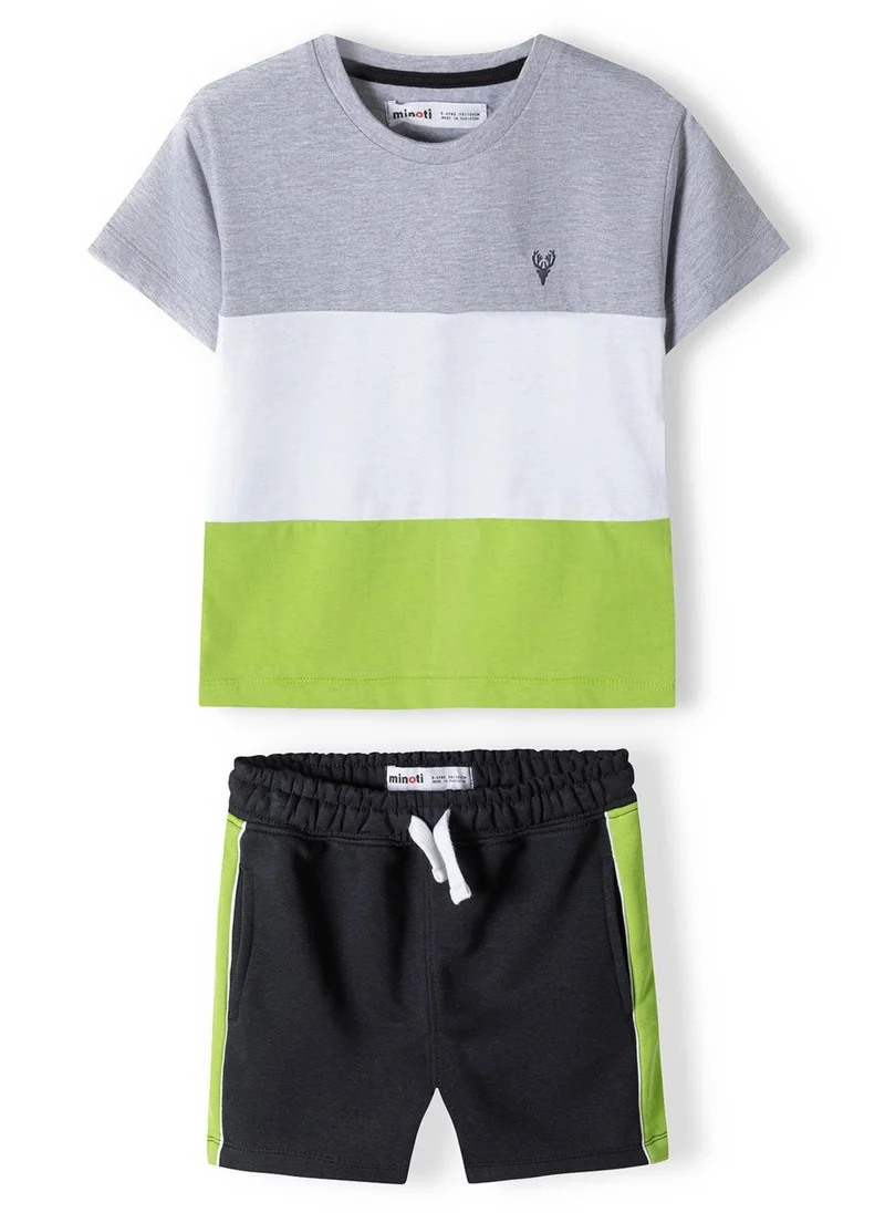 MINOTI Teens  T-Shirt And Fleece Short Set