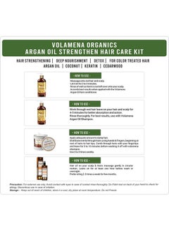 VOLAMENA WITH DEVICE Volamena Argan Oil Strengthening Hair Care Kit I Argan Hair Oil I Argan Keratin Mask I Argan Shampoo I Hair Conditioner I Pack Of 4  - Image 4