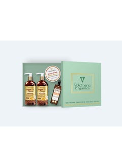 VOLAMENA WITH DEVICE Volamena Argan Oil Strengthening Hair Care Kit I Argan Hair Oil I Argan Keratin Mask I Argan Shampoo I Hair Conditioner I Pack Of 4  - Image 2