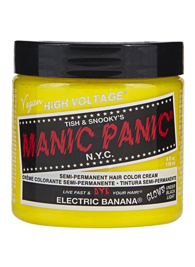 Manic Panic High Voltage Semi-Permanent Hair Color Cream Electric Banana 118ml