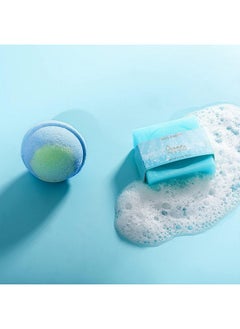 BODY & EARTH Gifts for Women, Bath and Body Gift Sets for Women with 5 Pcs Ocean Scented Spa Gifts for Women, Bath Gifts for Women with Scented Candle Body Butter Hand Cream Bath Bomb Womens Gifts for Christmas  - Image 5