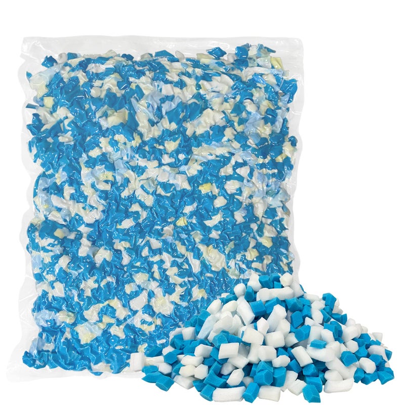 HONEHO HONEHO 5 LBS Shredded Memory Foam Filling Bean Bag Filler Added Gel Particles Comfortable and SoftVery Suitable for Filling Bean Bags PillowsDog beds Couch Cushion