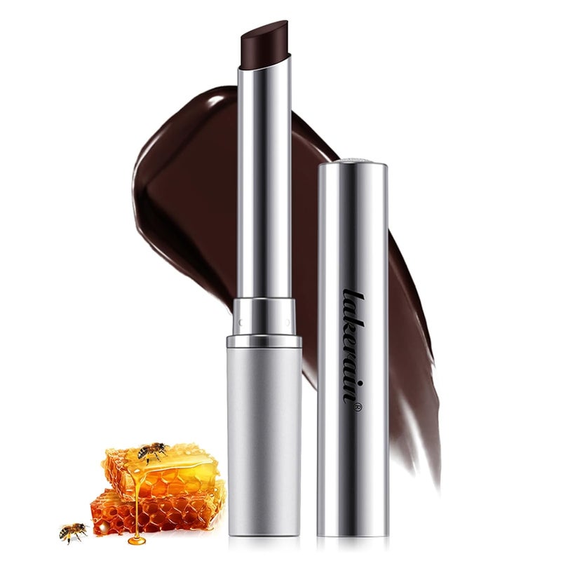 NICEFACE Luxurious Dark Honey Lipstick - Richly Pigmented, Long-Lasting, Nourishing and moisturizing Formula for a Seductive, Velvety Finish - Suitable for Every Skin Tone (Black Honey)