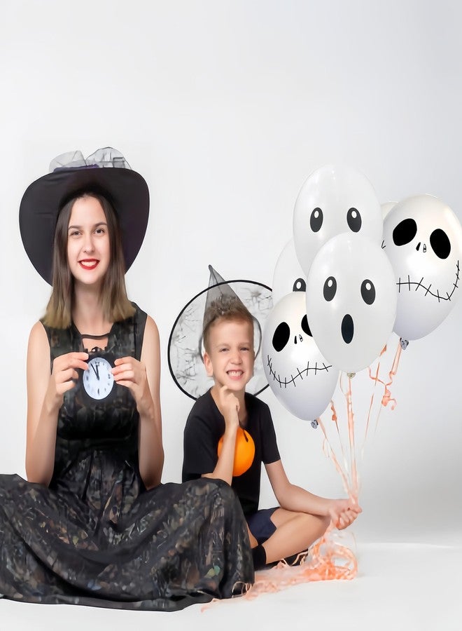 Balloon World Halloween Ghost Latex Balloons 12 Inch 24 PCS Skeleton Demon Latex Balloon/Halloween Ghost Balloons Party Balloon Decorations/Cosplay Theme Party Decoration/Wedding Birthday Party Decoration(24 pcs) - Image 5