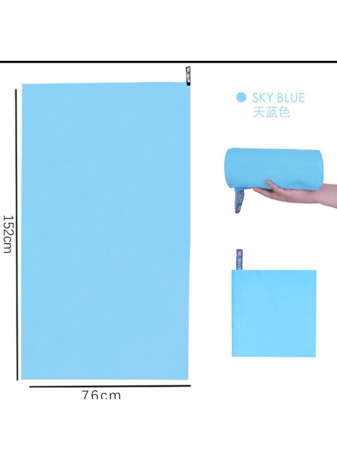 Printed Beach Towel, Microfiber Travel Towel, Double-sided Velvet, Quick-drying And Water-absorbent