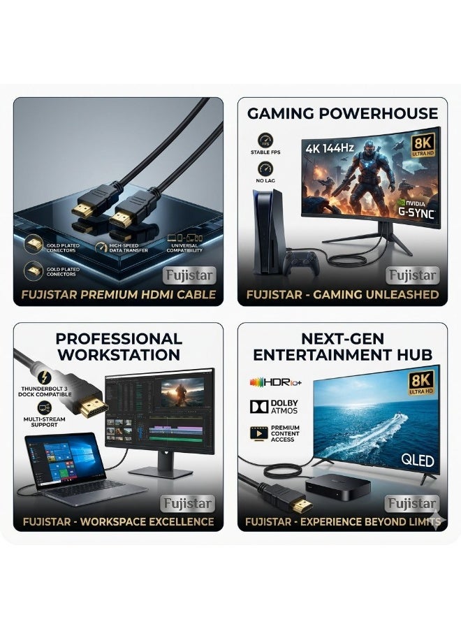 فوجي ستار كابل HDMI من فوجيستار بطول 40 مترًا - موديل FS HDM-5040 - Image 3