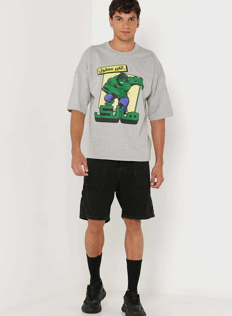 Urban Haul Hulk Oversized Crew Neck T-Shirt