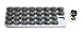 pill thing Monthly Med Organizer with 31 Daily Removable Pill Pods for Home Work Travel Numbered Pillboxes for Supplements Vitamins Grey - Image 1