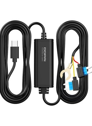 مجموعة اسلاك صلبة لكاميرا لوحة القيادة بمنفذ USB نوع سي بطول 10 قدم متوافقة مع موديلات Z50 برو وZ60 برو، مما يتيح مراقبة وقوف السيارات على مدار 24 ساعة، 12 فولت/2 امبير إلى 5 فولت/3 امبير لكميرات القناة Z50 برو و Z60 برو - pzsku/ZD814F885C94AEAC589BDZ/45/1746285683/b0210233-1996-403c-b6cd-c9943f5ad108
