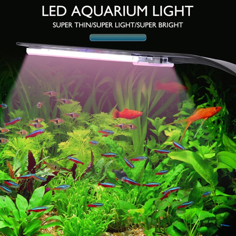 VAYINATO ® New X5-WRGB 3 Color Mode Super Slim LED Aquarium Light Fit for 1~3 Feet Tank Plants Grow Lighting Creative Clip-On Lamp, Black by Petzlifeworld - Image 2