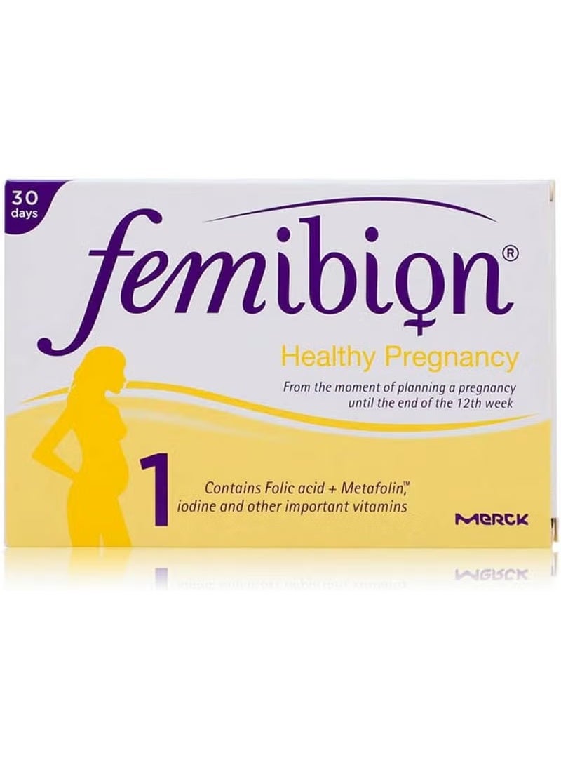 Femibion Healthy Pregnancy Tablets - 30 Tablets for Nutritional Support