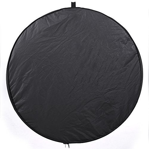 Konseen 5 in 1 Photo Video Reflectors 12 inch (30cm) Collapsible Multi-Disc Light Round Photography Reflector with Bag -Translucent, Silver, Gold, White and Black - Image 4