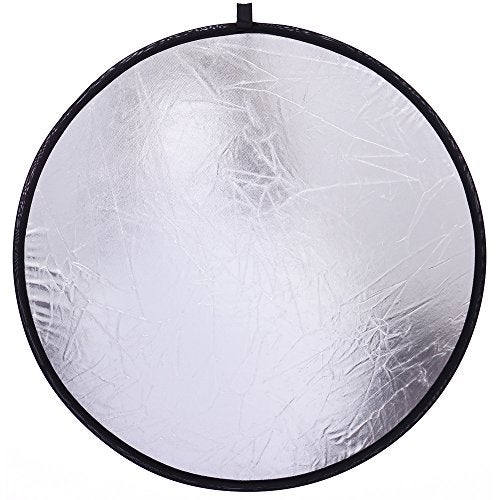 Konseen 5 in 1 Photo Video Reflectors 12 inch (30cm) Collapsible Multi-Disc Light Round Photography Reflector with Bag -Translucent, Silver, Gold, White and Black - Image 3