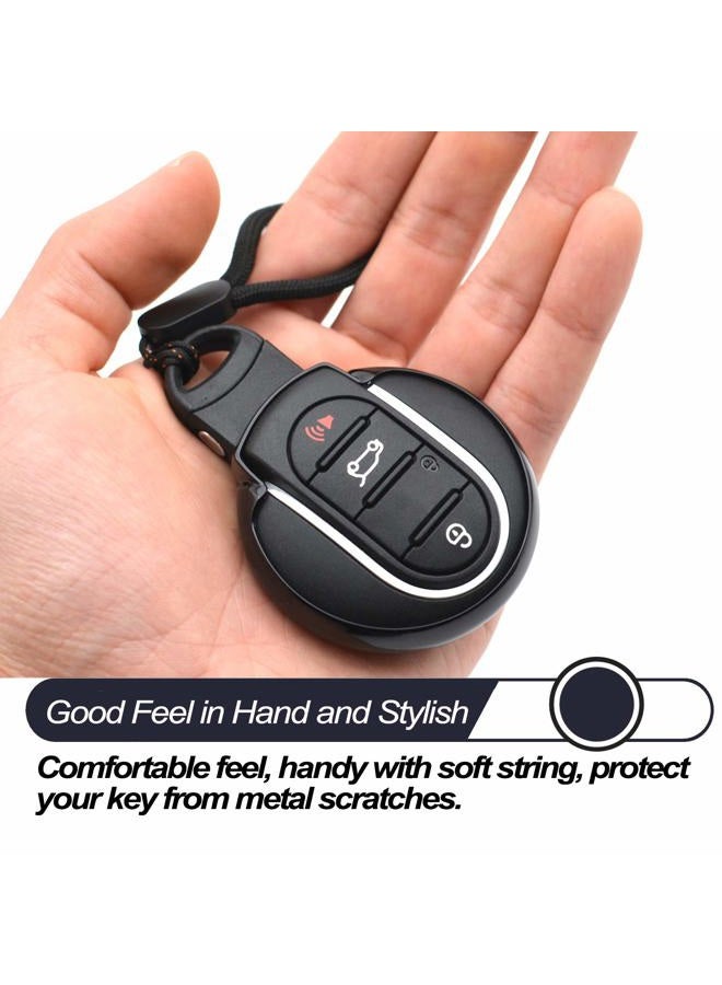 MECHCOS Compatible with Mini Cooper Clubman Countryman F54 F55 F56 F57 F60 3 4 Buttons Black TPU Key Fob Cover Case Remote Holder Protector Accessories - Image 4