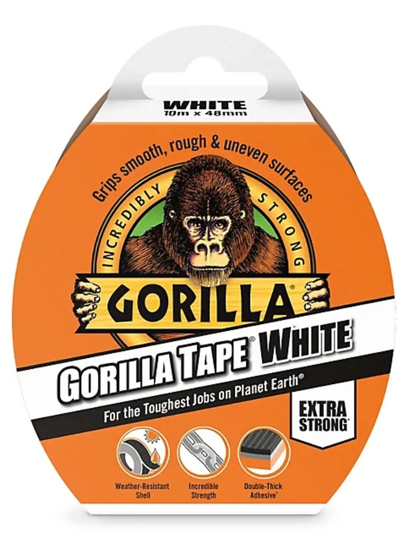 Gorilla غوريلا - شريط غوريلا 48 مم × 10 م أبيض - Image 1