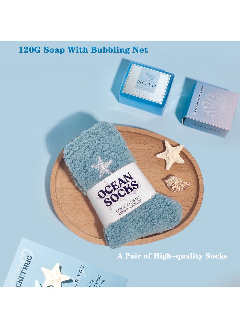 MissTiara Birthday Gifts for Women - Relaxing Spa Gift Set - Self Care Get Well Soon Gift Basket - Happy Birthday Gift Set with Premium Dry Hair Towel and 40 Ounces Glass for Mom,Wife, Her Best Friend,Sister,Girlfriend - Image 5