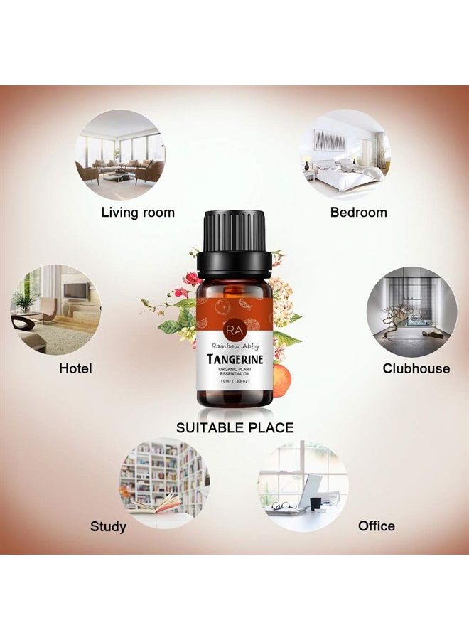 Rainbow Abby Tangerine Essential Oil (10ML), 100% Pure Natural Aromatherapy Tangerine Oil for Diffuser - Image 2