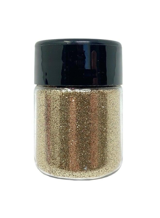 DIY Kit Creations: Biodegradable Lustrous Gold Ultra-Fine Cosmetic Grade Glitter 0.75 oz jar - Vegan & Made in The USA - Image 1