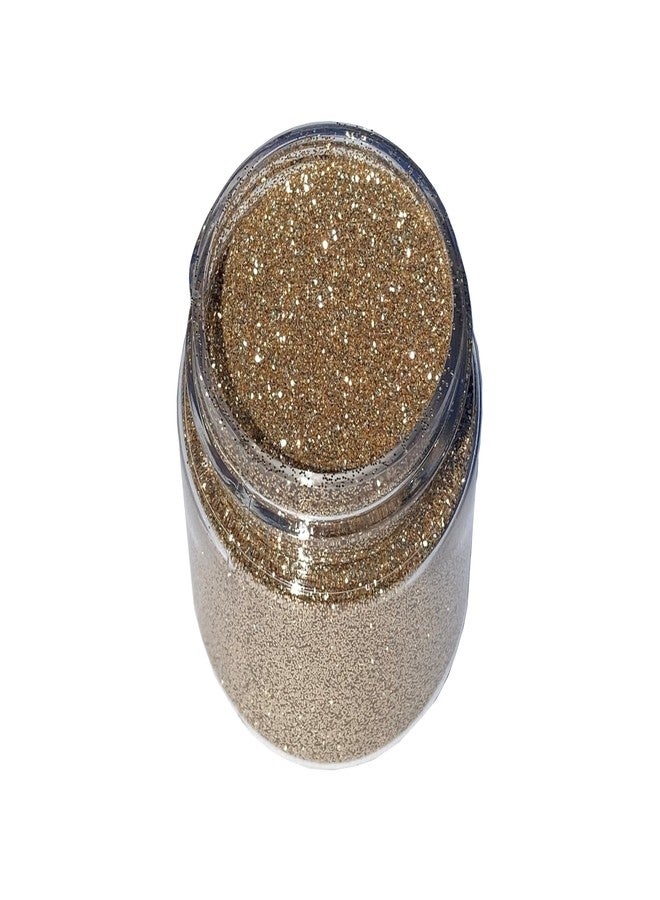 DIY Kit Creations: Biodegradable Lustrous Gold Ultra-Fine Cosmetic Grade Glitter 0.75 oz jar - Vegan & Made in The USA - Image 2
