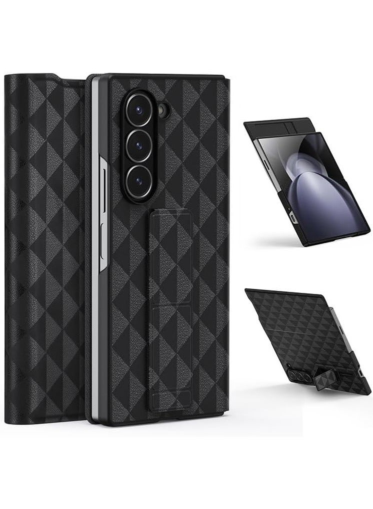 General Case Compatible with Samsung Galaxy Z Fold 6 5G, PU Leather Card Holder Case Shockproof Protective Cover with Kickstand for Samsung Galaxy Z Fold 6  - Image 1