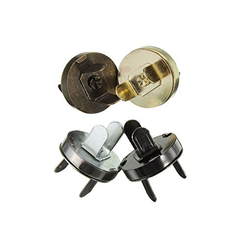 Omama Magnetic Button Clasps Snaps Fastener Clasps for Sewing, Craft, Purses, Bags, Clothes, Leather 40 Sets(18mm-4 Colors) - Image 3