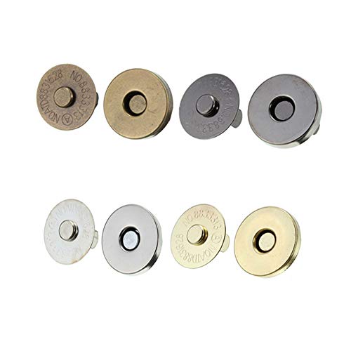 Omama Magnetic Button Clasps Snaps Fastener Clasps for Sewing, Craft, Purses, Bags, Clothes, Leather 40 Sets(18mm-4 Colors) - Image 4