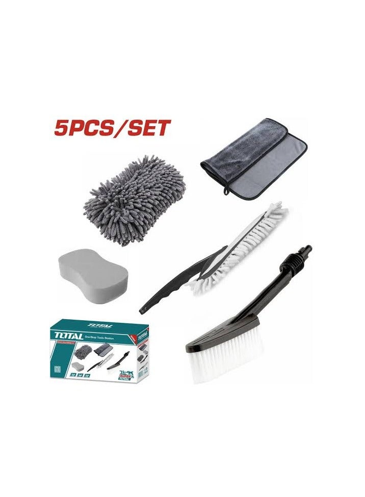 TOTAL 5 Pcs Car Clean kit set - Image 1