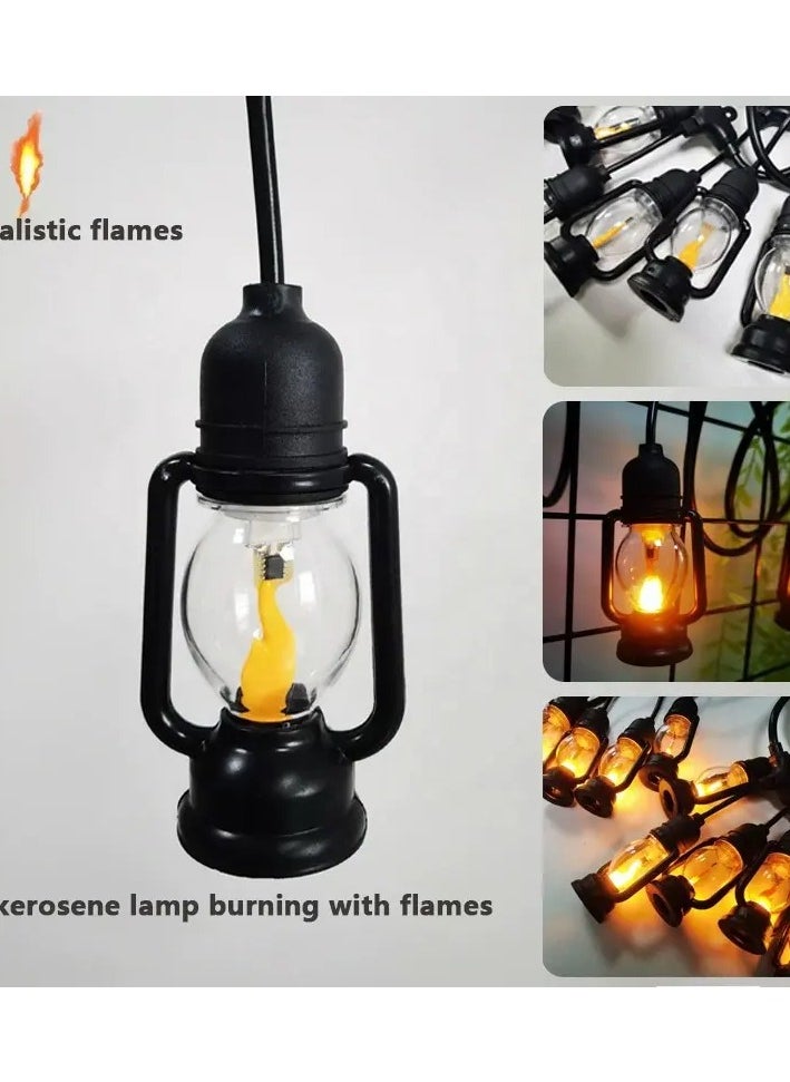 Generic - Ramadan decoration lights lantern necklace lantern 5 meters 10 lantern yellow lighting LED lighting - Image 1