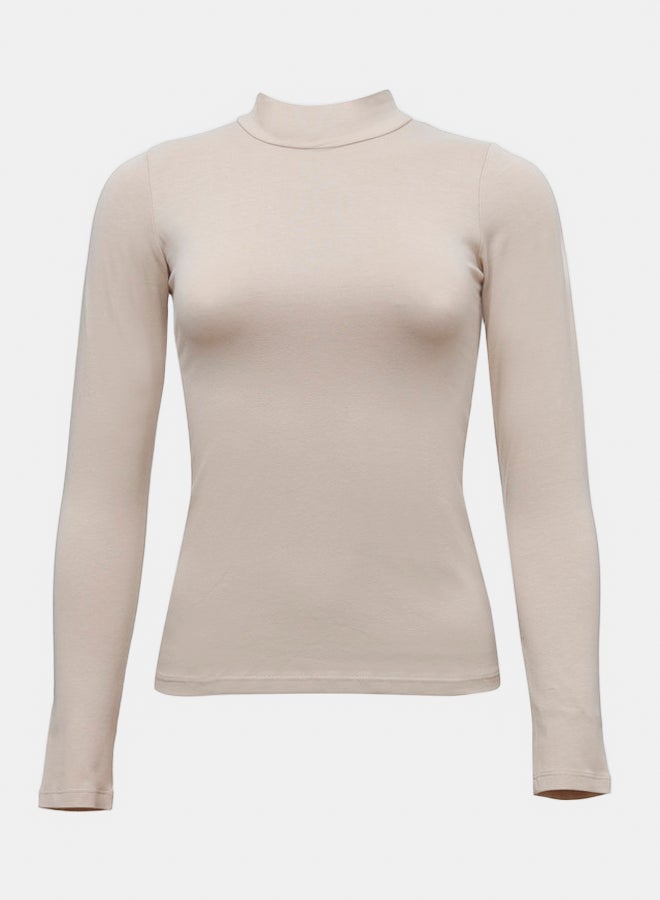 Carina High Coal Neck Long Sleeves (Cookies) - Image 1