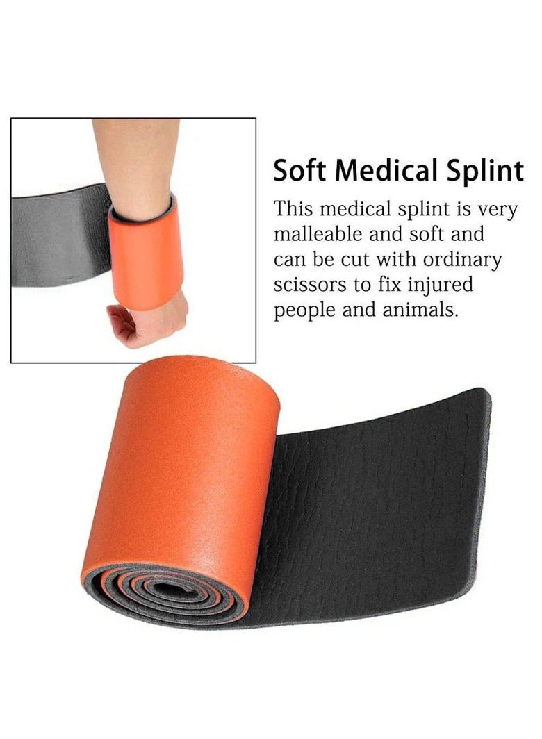 ارواق الطبية بقاء المتداول جبيرة ضمادة لفة الحيوانات الأليفة الطوارئ الإسعافات الأولية جبيرة كسر الساق المعصم الإنقاذ حماية ثابتة - Image 2