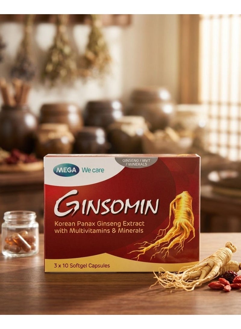 Ginsomin 250 mg Capsules 30