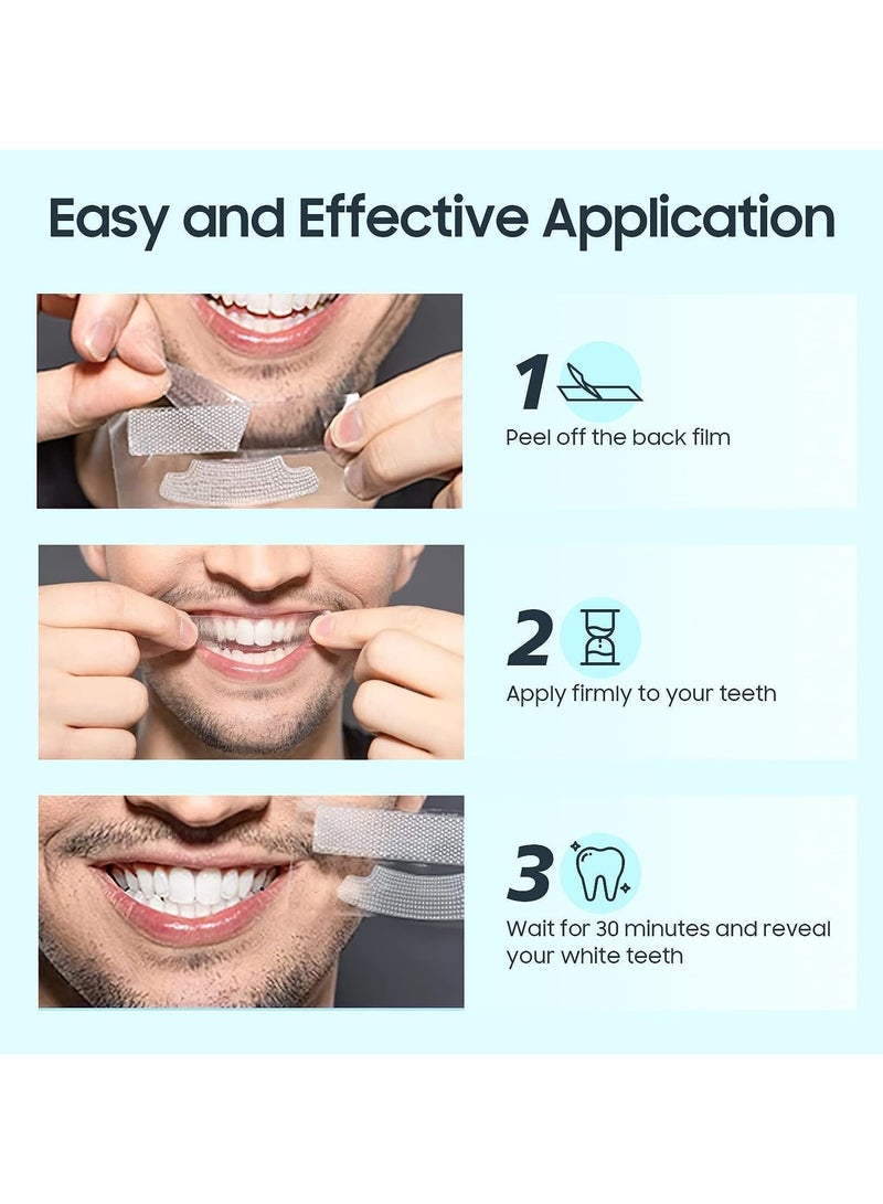 ORiTi Peroxide Free Whitening Strips l 3D Whitening Strips with Instant Result Enamel Safe Teeth Whitening Strips - Image 2