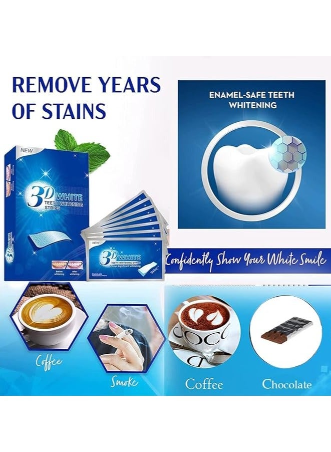 ORiTi Peroxide Free Whitening Strips l 3D Whitening Strips with Instant Result Enamel Safe Teeth Whitening Strips - Image 5