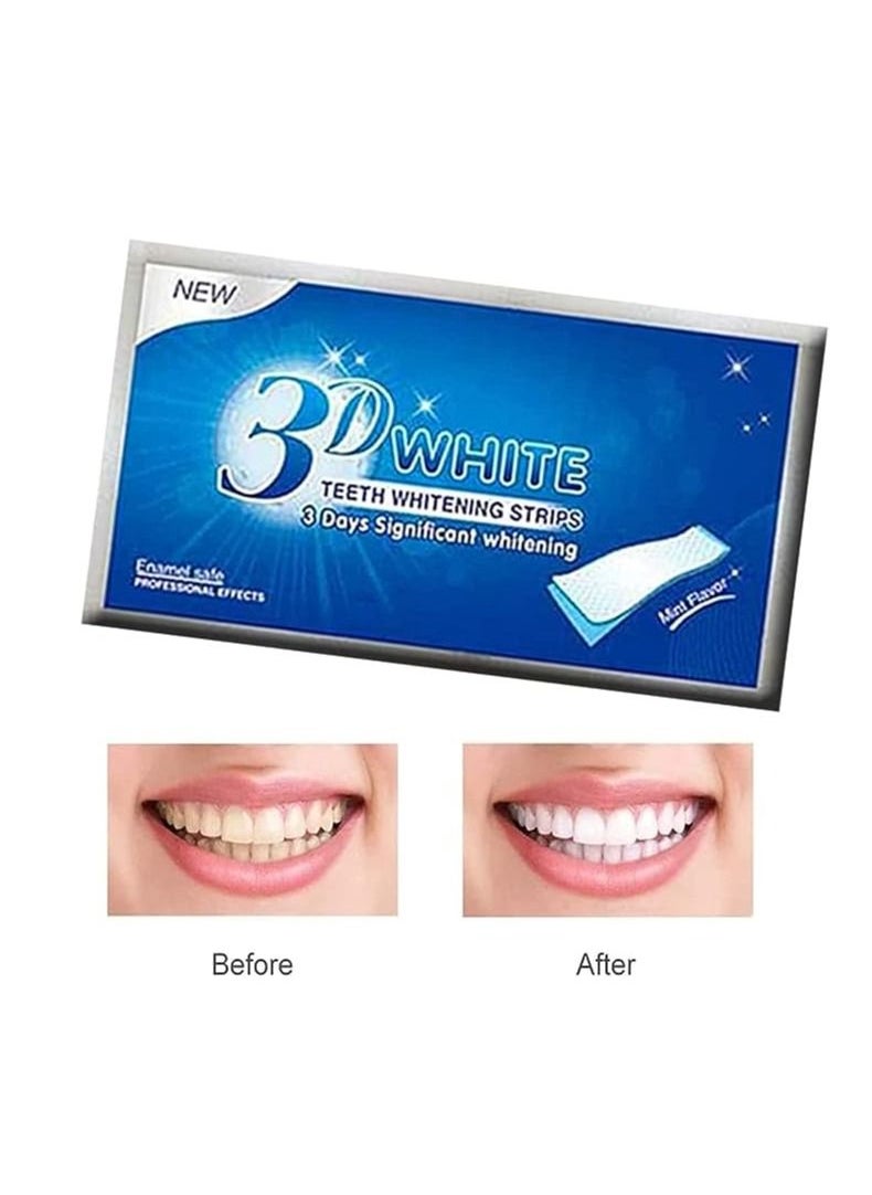 ORiTi - ORiTi Peroxide Free Whitening Strips l 3D Whitening Strips with Instant Result Enamel Safe Teeth Whitening Strips - Image 1