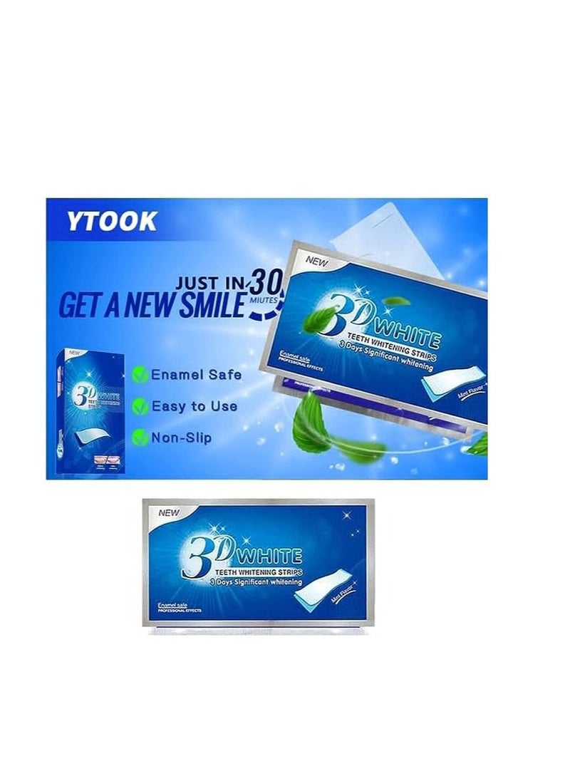 ORiTi - ORiTi Peroxide Free Whitening Strips l 3D Whitening Strips with Instant Result Enamel Safe Teeth Whitening Strips - Image 1