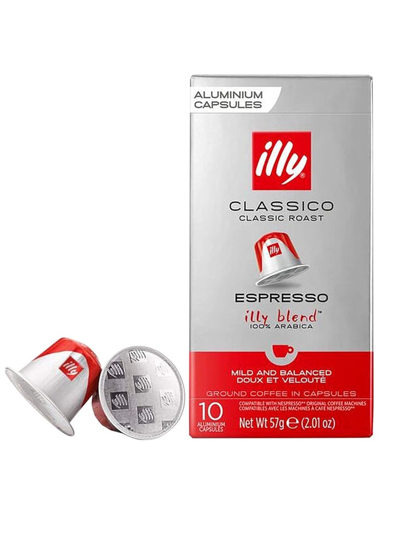 إيلي قهوة إيلي إسبريسو كلاسيكو ، تحميص كلاسيكي (تحميص متوسط) (40 كبسولة فردية ، متوافقة مع ماكينات قهوة نسبريسو أوريجينال لاين سسيستم) - Image 3
