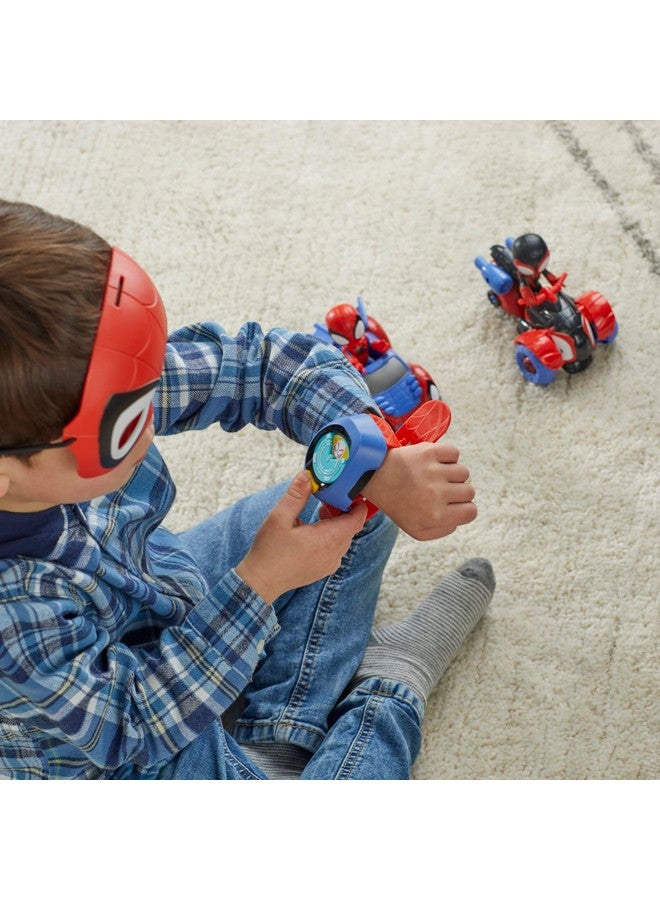 سبايدي اند هيز اميزينج فريندز مجموعة سبايدي وأصدقائه المذهلين، مجموعة ألعاب لعب الأدوار، مجموعة سيارات لعبة، قناع سبايدرمان من مارفل، رائعة للأطفال من سن 3 سنوات فما فوق - Image 3