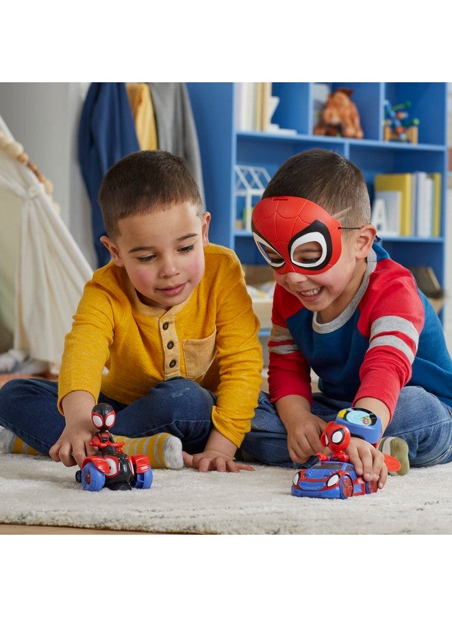 سبايدي اند هيز اميزينج فريندز مجموعة سبايدي وأصدقائه المذهلين، مجموعة ألعاب لعب الأدوار، مجموعة سيارات لعبة، قناع سبايدرمان من مارفل، رائعة للأطفال من سن 3 سنوات فما فوق - Image 5