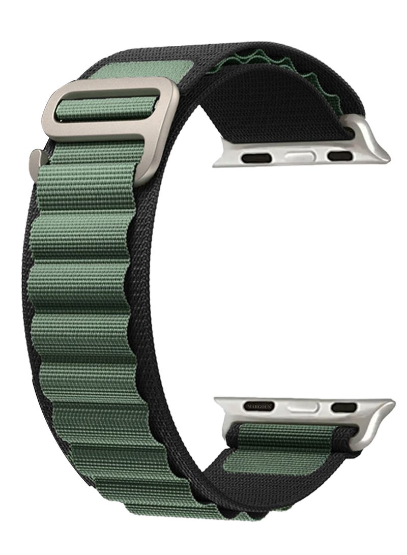 Alpine Loop Band For Apple Watch Band 49mm/45mm/44mm/42mm Nylon Woven Sport Strap Compatible with iWatch Series Ultra2/Ultra/8/7/SE/6/5/4/3/2/1 Adjustable Strap - Image 4