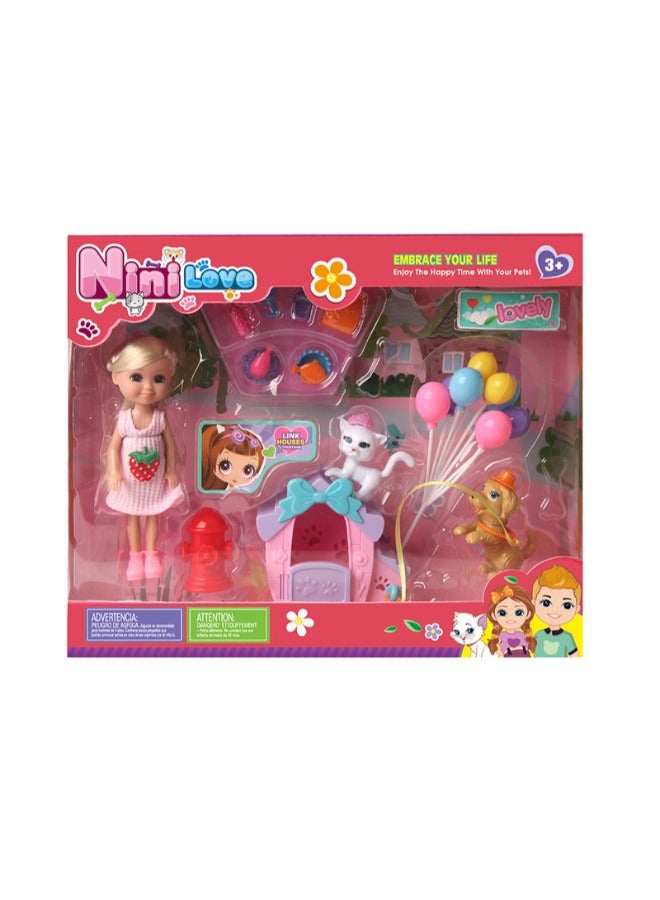 بسمة دمية نيني مع اكسسوارات - Image 1